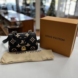 MADDELEINE EMPREINTE LOUIS VUITTON WOMANS HANDBAG IN GOOD CONDITION, WITH DUST BAG AND BOX, ENTRUPY VERIFIED