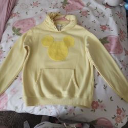 Disney H&M  Yellow Mickey Hoodie 