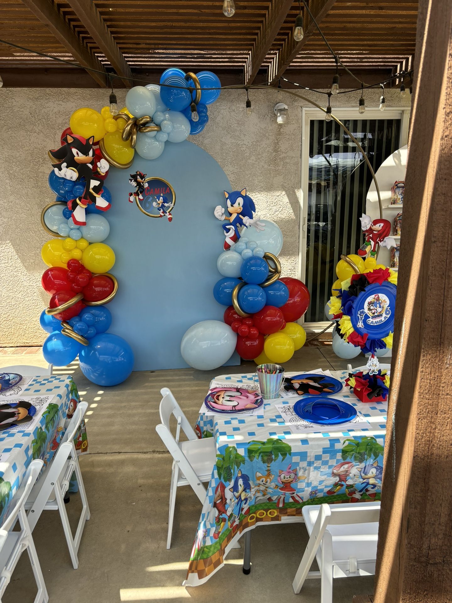 Sonic Balloon Garland