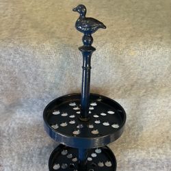 French Dark Blue Spice Or Egg Rack