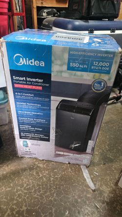 Midea 12,000 BTU Smart Inverter Portable AC with Heat Pump