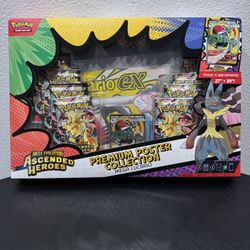 Pokemon TCG Ascended Heroes Premium Poster Collection Mega Lucario