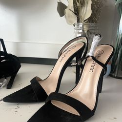 black heels
