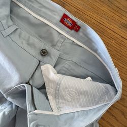 Dickies Baby Blue Stretch Skinny’s Dress Pants Size 11