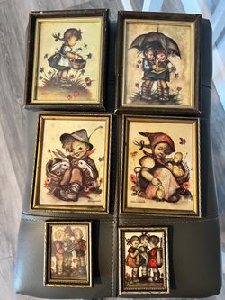 Hummel framed prints set of 6