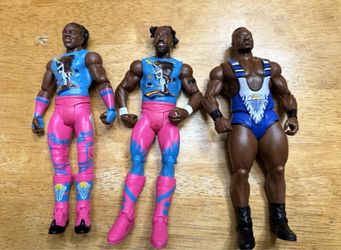 WWE Mattel Action Figure Lot - The New Day (Kofi Kingston, Big E , Xavier Woods )