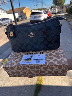 Black coach bag