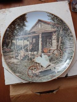 Collectors plate the old country store
