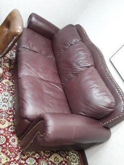 Leather couch
