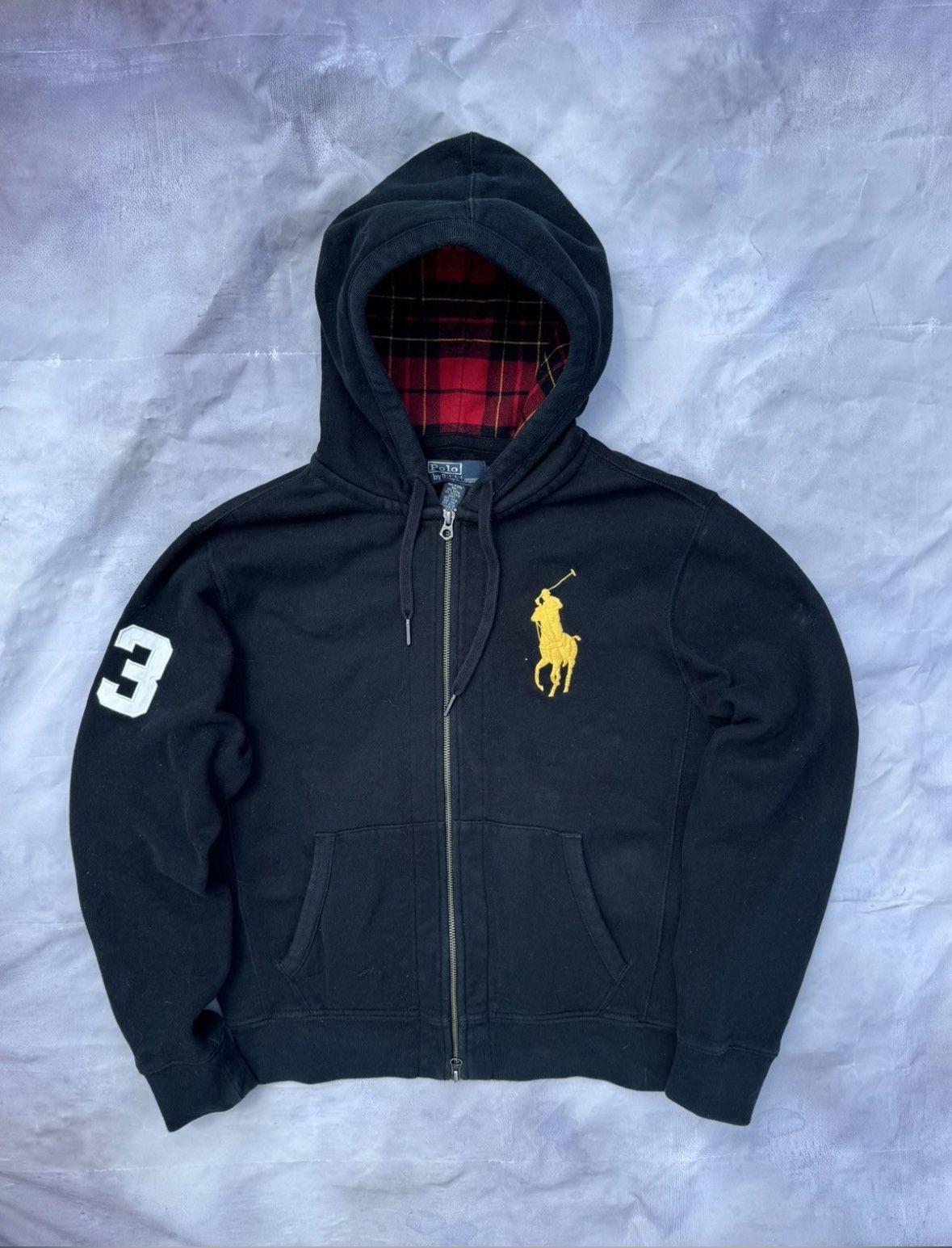 vintage polo zipup size M