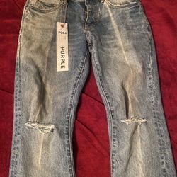 Purple Jeans flared 