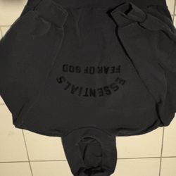 Essentials Hoodie Black Xxl 