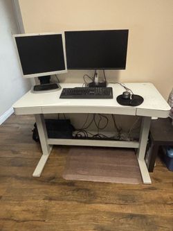 Sit stand desk (monitors not included)