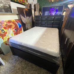 Queen Bed Frame And Mattress 