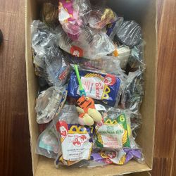 Box Of Old Mc Donald’s Toys