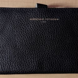 Adrienne Vittadini Black Wristlet Clutch Wallet