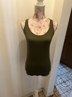 Olive Green Tank Top Size M-L