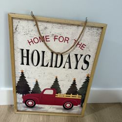 Christmas Sign Double Sided 
