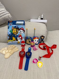 All 10 $ PAW Patrol Toy Lot – Watches, Walkie Talkies, Figures & More