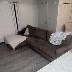 Brownish Sectional Couch 