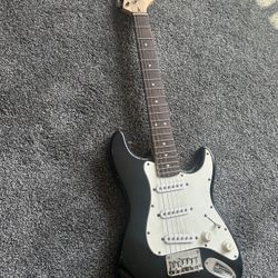 Black guitar
