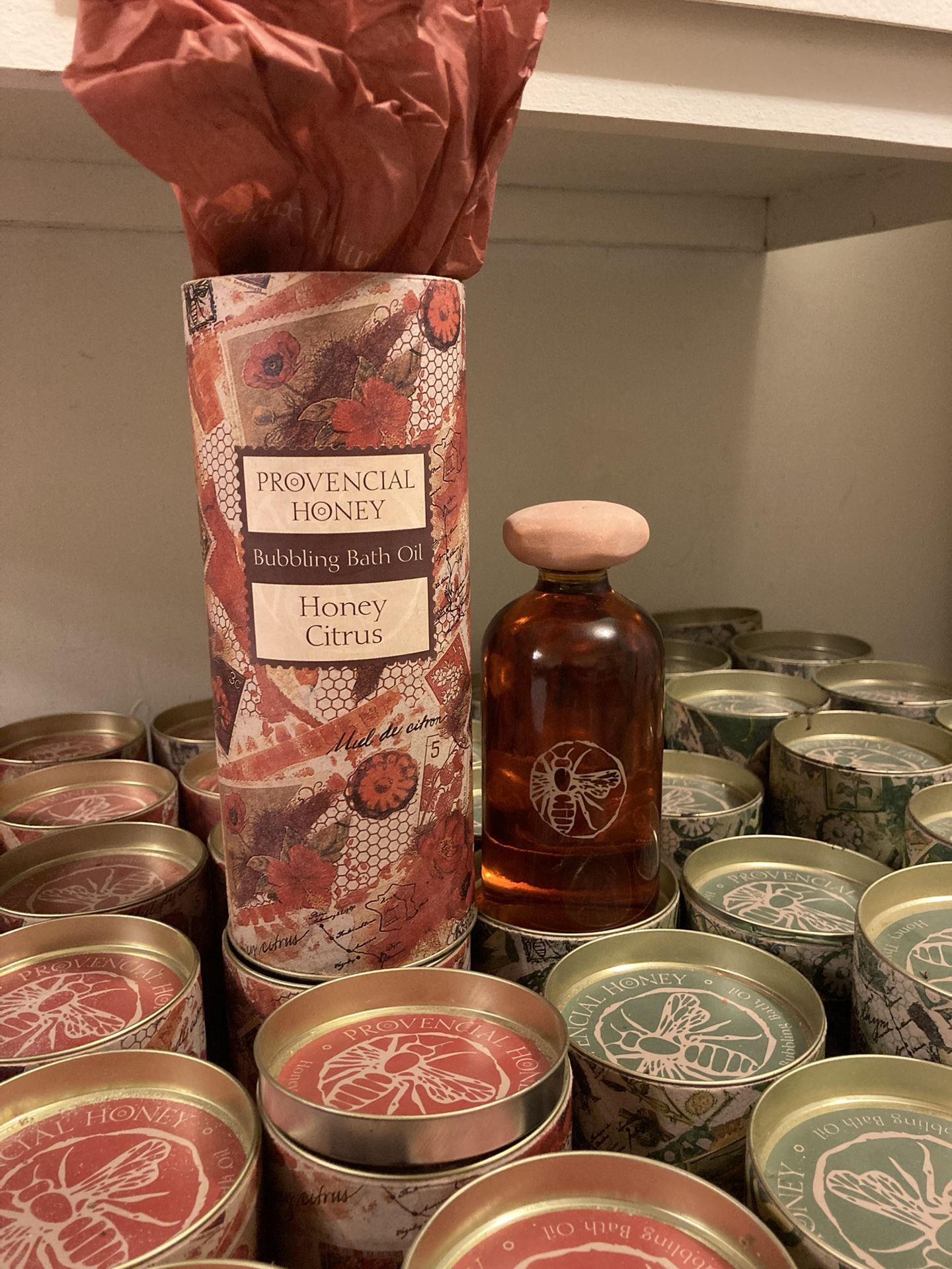 Provencial Honey Citrus Bubbling Bath Oil