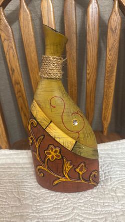 Fish head botle ceramic