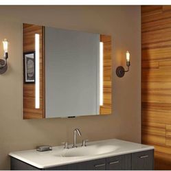 KOHLER 99573-VLAN-NA Verdera 40" W x 33" H Voice-Activated Medicine Cabinet with Lights, Recessed or