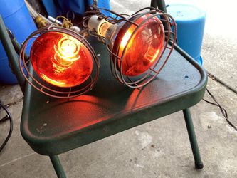 (Not Free Make Offer) 2 Infrared Heat Lamps