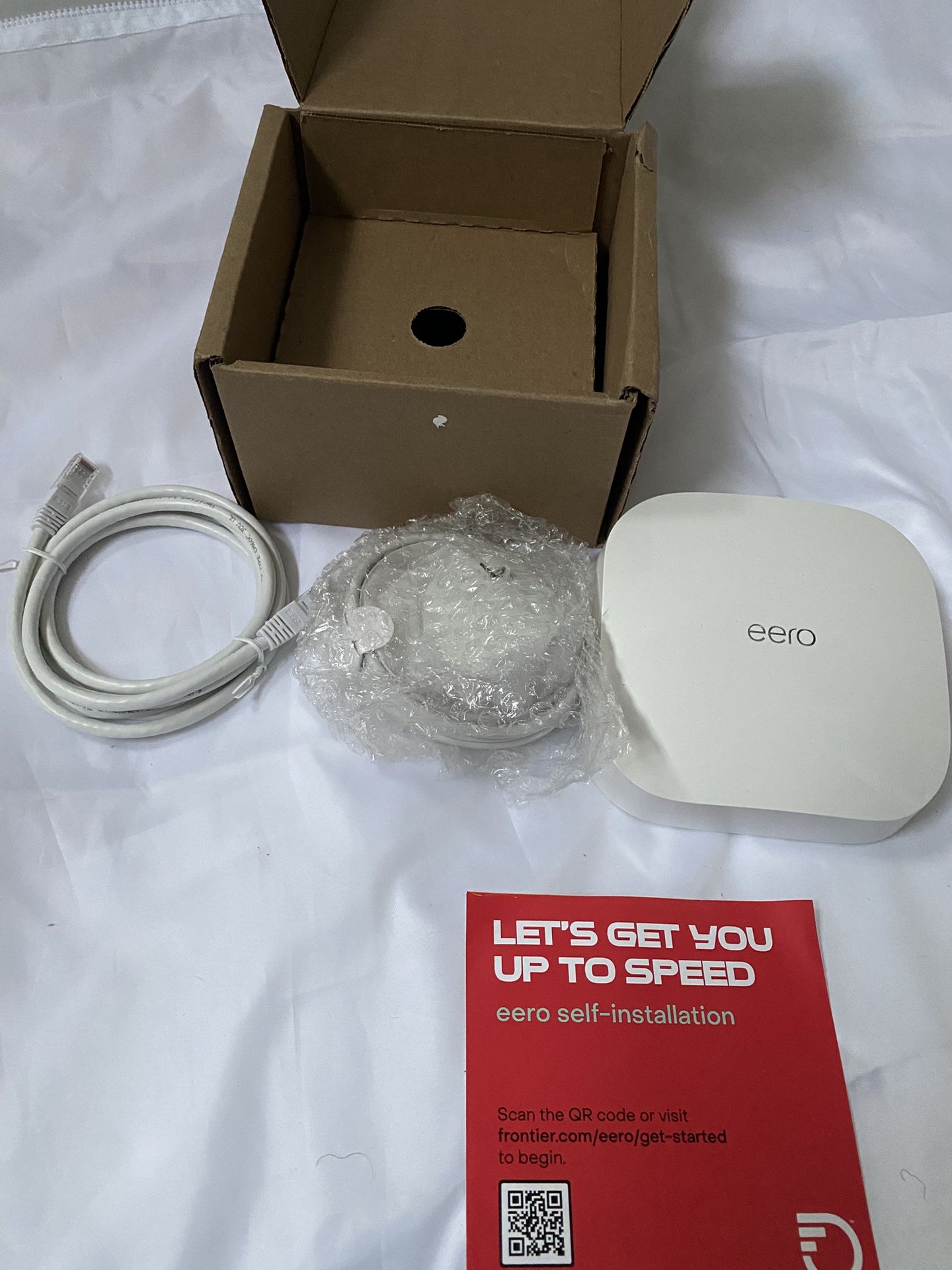 Amazon eero Pro 6 tri-band mesh Wi-Fi 6 router with built-in Zigbee smart home hub