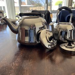 Turkish Samovar Style Double Kettle Teapot 