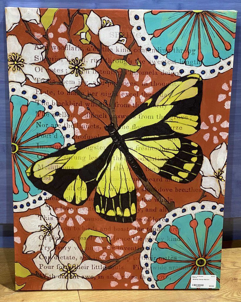 Butterfly Canvas Wall Art