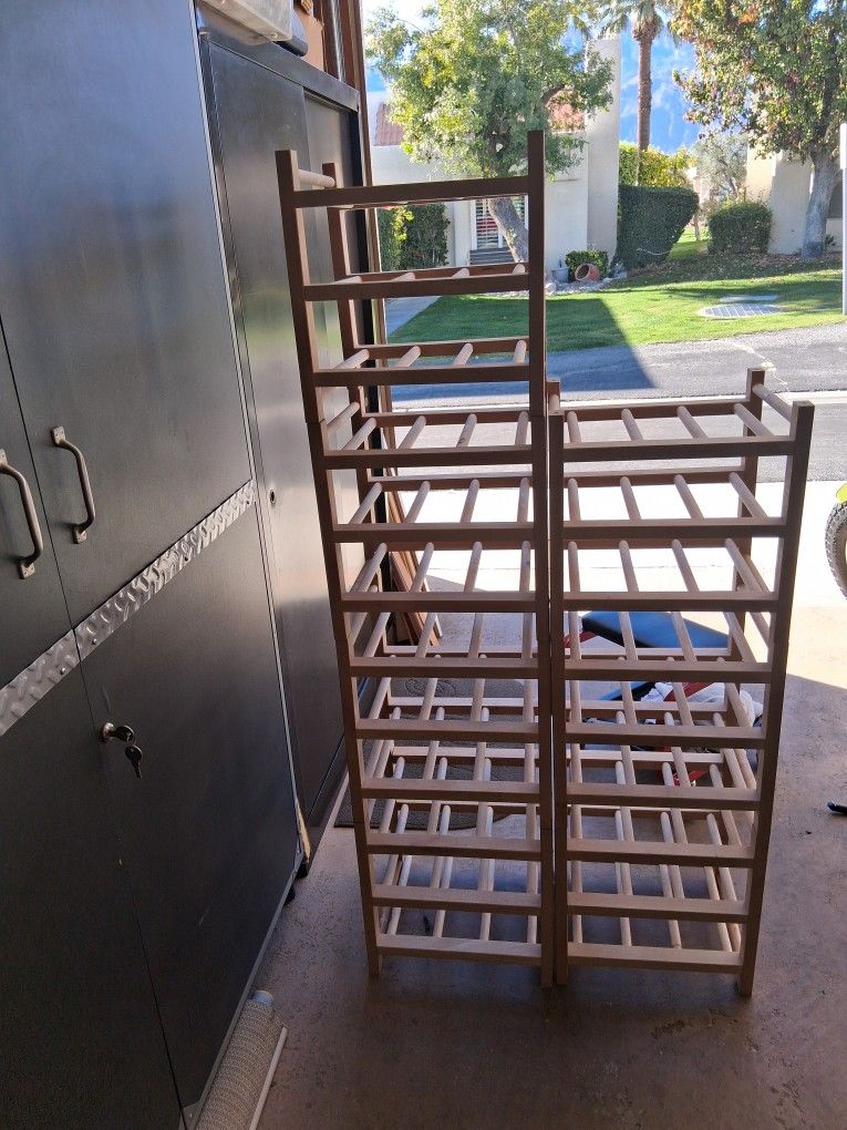 Wine Rack Wood 7 Pieces