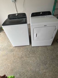 Brand new whirlpool washer and dryer