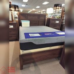 5 Pieces Brown Color King  & Queen Bedroom Set