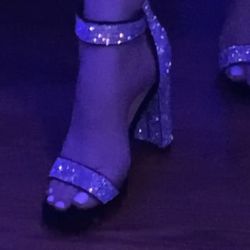 Rhinestone Heels (black)