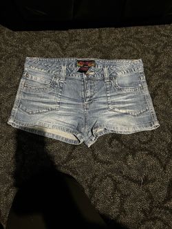 denim short shorts
