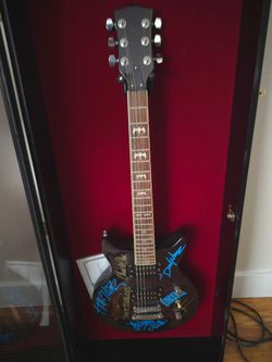 NIN autographed guitar