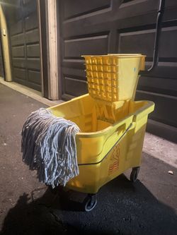 Commercial Mop Bucket And Mop