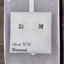 Real Diamond Earrings 