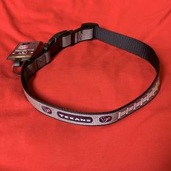 Pets NFL Houston Texans Reflective dog collar