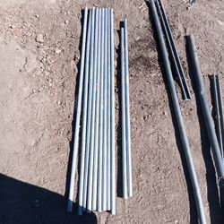 10-3/4×5"Foot Long Galvanized Steel Poles