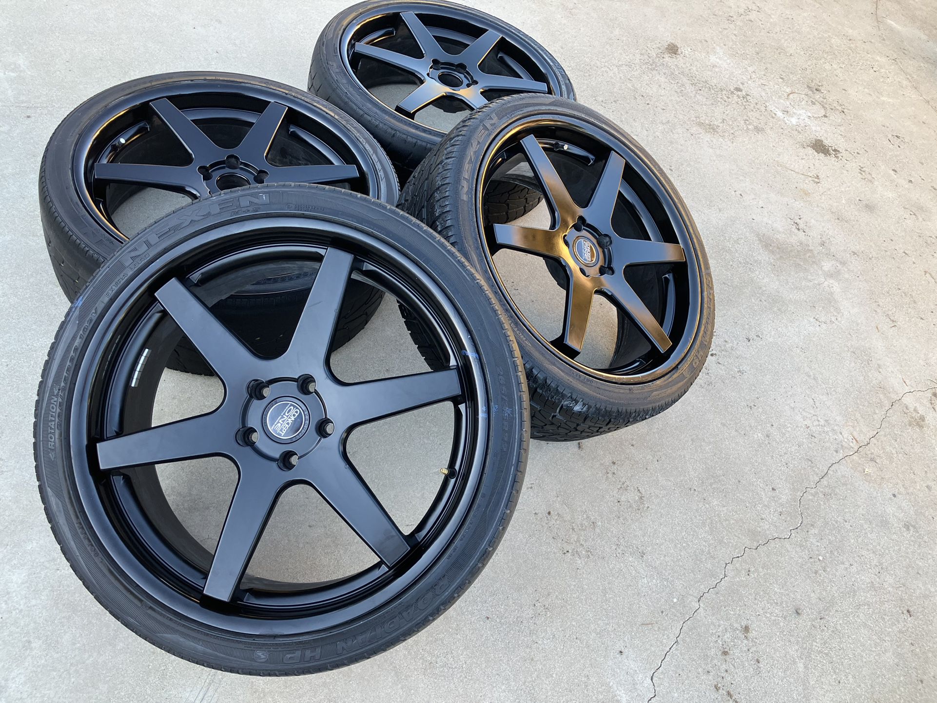 Rims 22 Black Wheels 5x120 For BMW Chevrolet Camaro Riviera S10 Cadillac ATS Cts Xts 