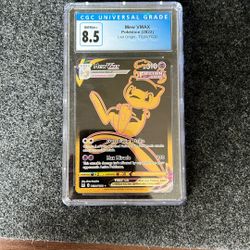 CGC 8.5 Mew VMAX TG30/TG30 Lost Origin Gold Secret Full Art Pokemon Card