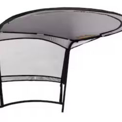 John Deere Black Polyester/Steel Riding Lawn Mower Canopy