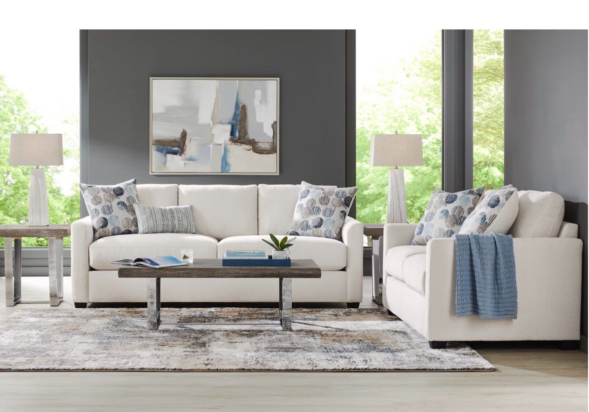 Rooms To Go Biege Caprice Living Room Set/ Just as Pictured