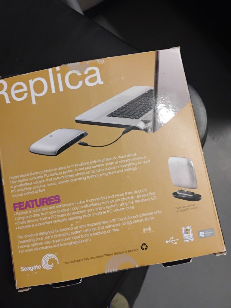 Seagate REPLICA BACKUP 500gb