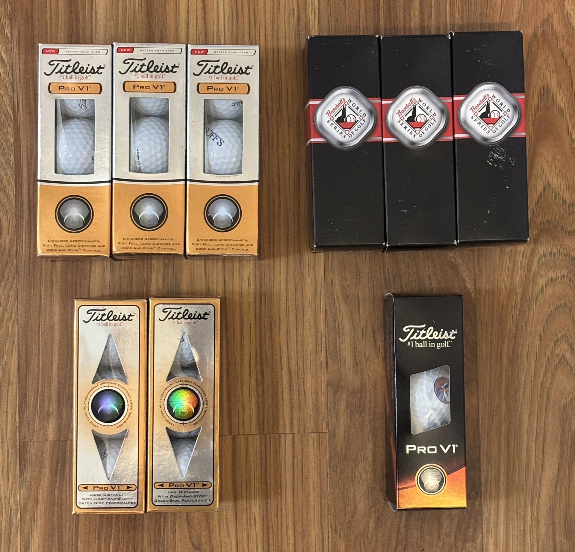 Brand New Titleist Pro V1 Golf Balls - 9 Sleeves