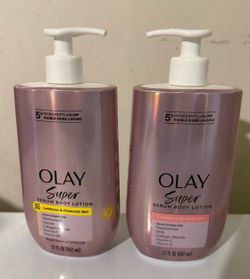 Olay serum body lotion