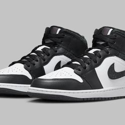Jordan 1 Mid SE - Off Noir-Black/White [10] Nike Men's Shoes 